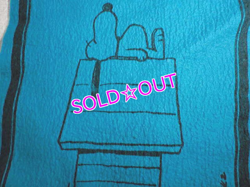 画像3: スヌーピー・バナー・ぺナント［ブルー］ (3)