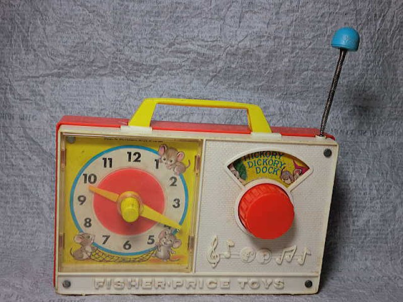 画像1: フィッシャープライス・クロック（オルゴール） (1)