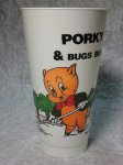 画像1: ポーキーピッグ&バッグスバニー・プラスチックカップ (1)