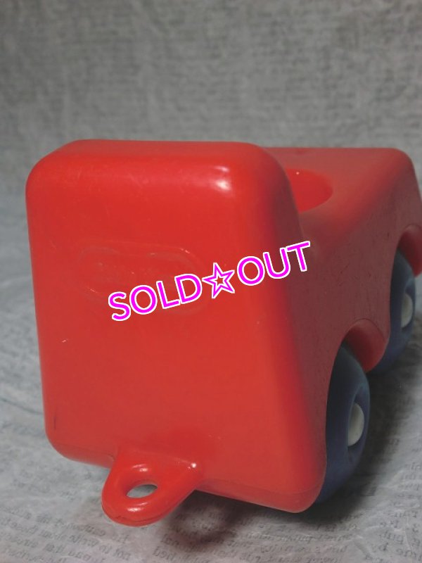 画像4: リトルタイクス・トドルトッツ・四角レッド&ホワイト連結カー (4)