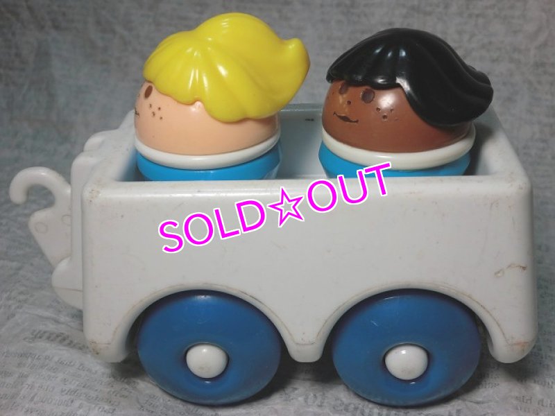 画像6: リトルタイクス・トドルトッツ・四角レッド&ホワイト連結カー (6)