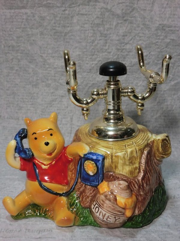 画像1: くまのプーさん受話器ホルダー (1)