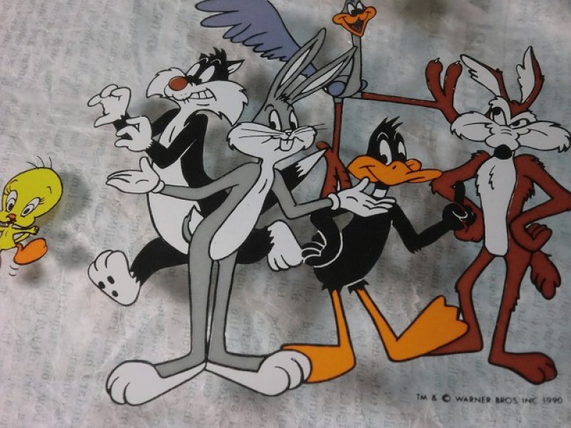 画像3: ルーニーテューンズ・ガラスプレート (3)