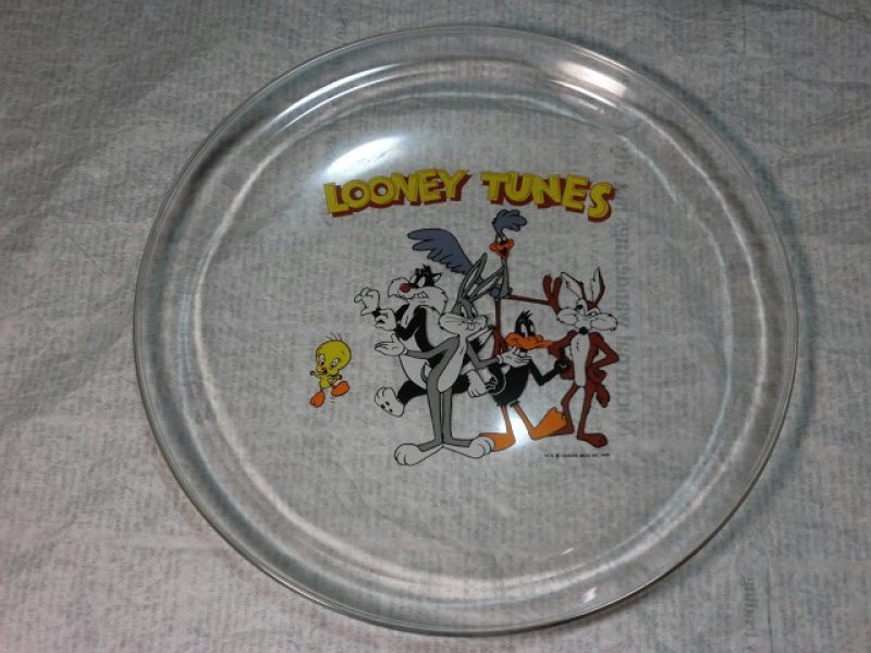 画像1: ルーニーテューンズ・ガラスプレート (1)