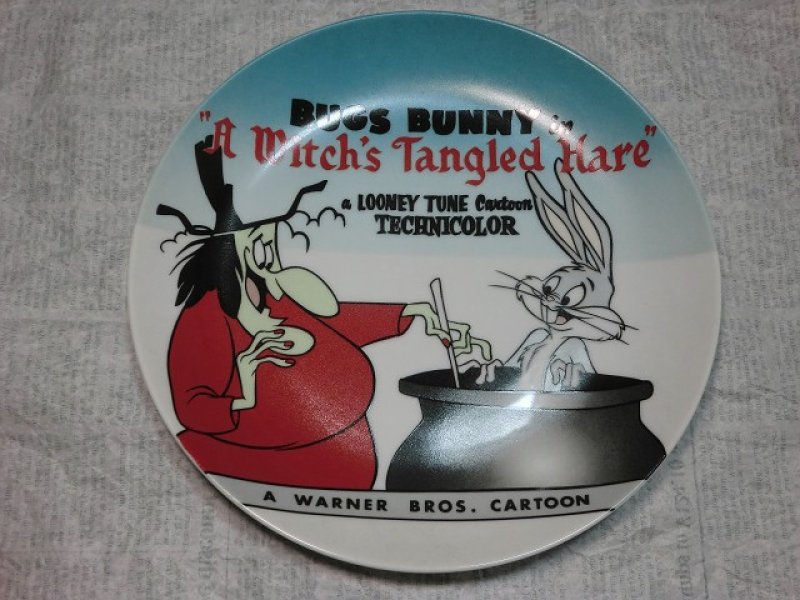 画像1: バッグスバニー・ウィッチヘーゼルプレート (1)