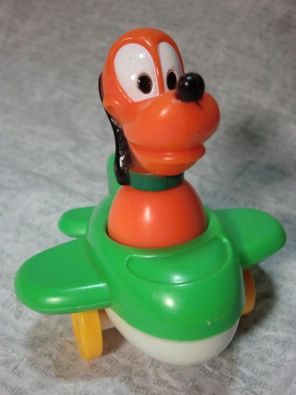 画像1: プルート・飛行機に乗ったフィギュア (1)