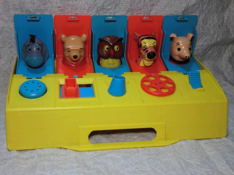 画像1: くまのプーさん・ポップアップトイ (1)