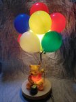 画像1: くまのプーさん風船ランプ (1)