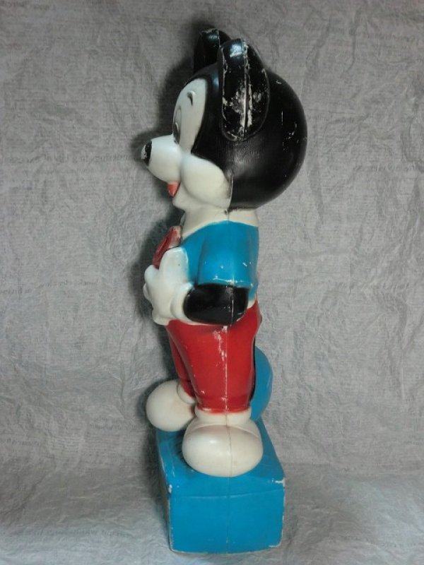 画像4: ミッキーマウス貯金箱(袋持つ青) (4)