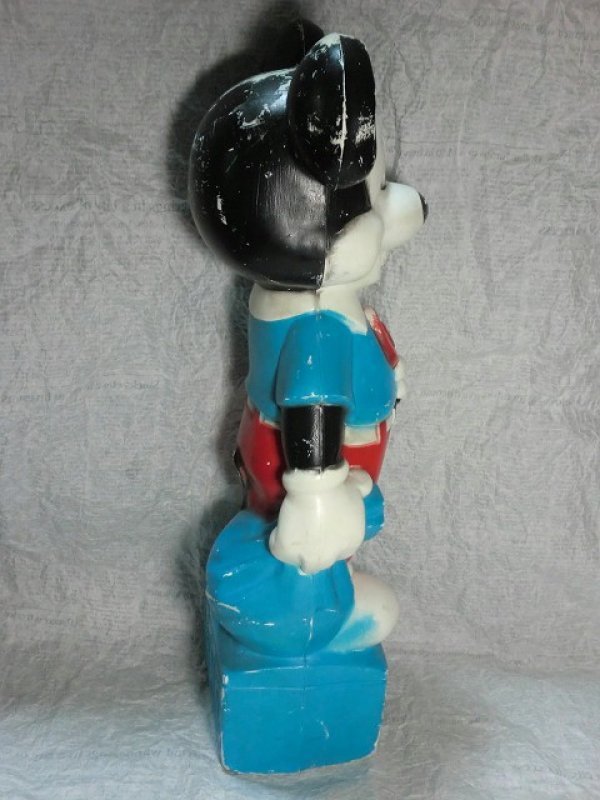 画像3: ミッキーマウス貯金箱(袋持つ青) (3)