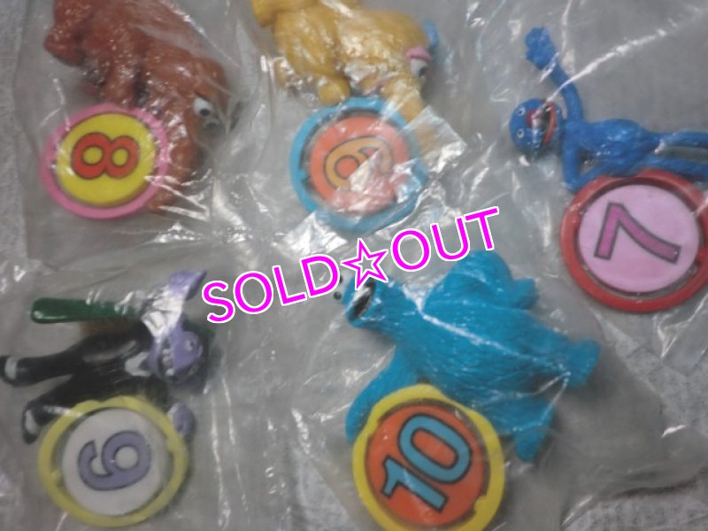 画像4: セサミストリート数字PVCフィギュアセット（P） (4)