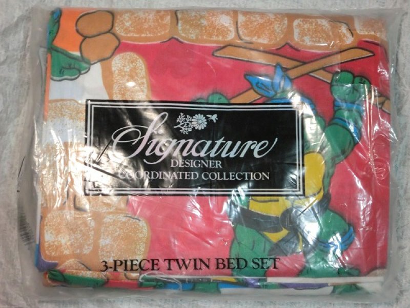 画像1: ミュータントニンジャタートルズ・シーツ&枕カバーセット (1)