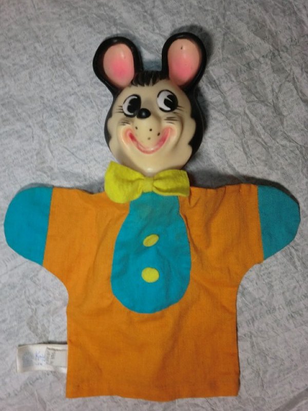 画像1: ピクシー・ハンドパペット（オレンジ） (1)