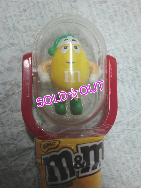 画像2: m&m'sフィギュア（スノーグローブ）黄 (2)