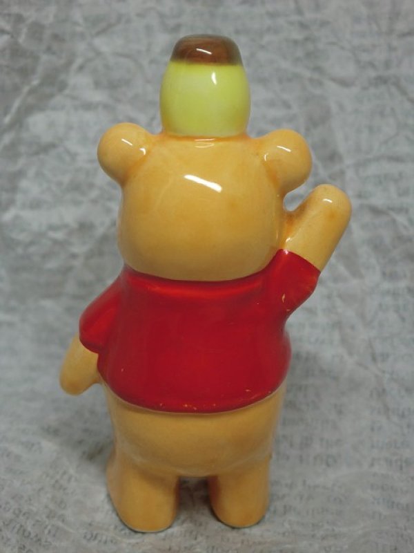 画像2: くまのプーさんフィギュア（頭にポット） (2)