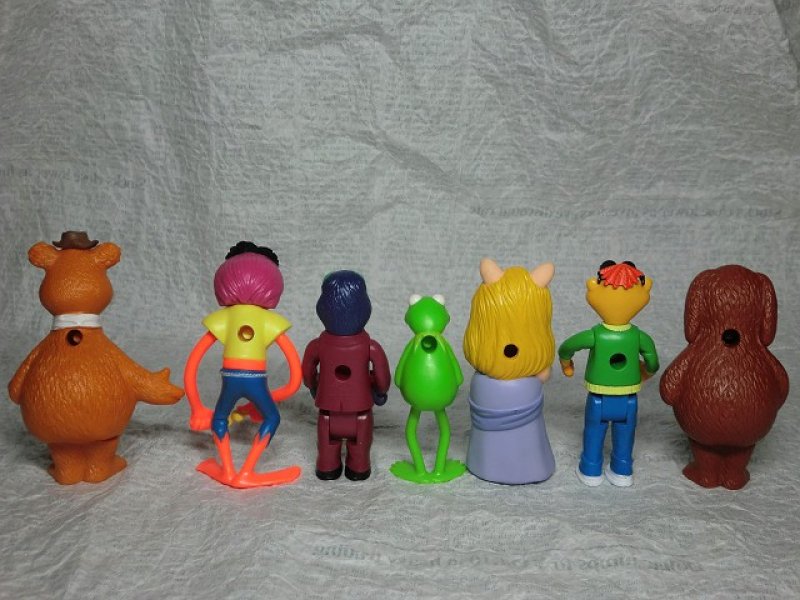 画像2: マペットショー・スティックパペット7個セット (2)