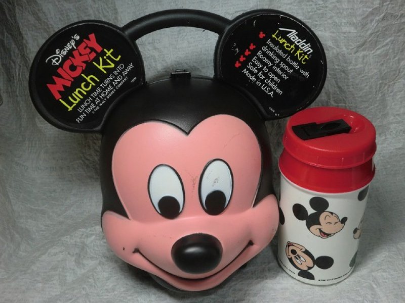 画像9: ミッキーマウス・ランチキット水筒付きB (9)