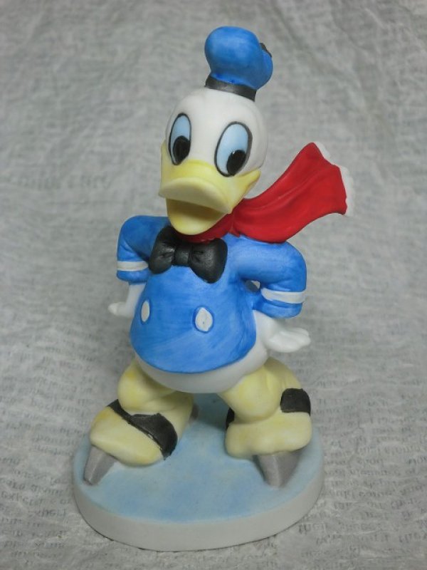 画像1: ドナルドダック・アイススケートフィギュア (1)