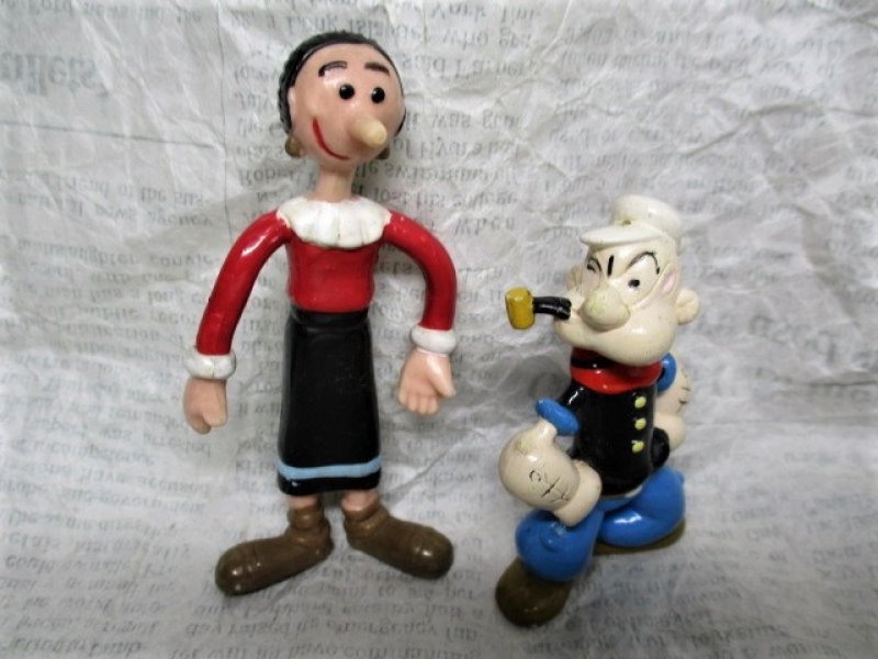 画像1: ポパイとオリーブフィギュア (1)