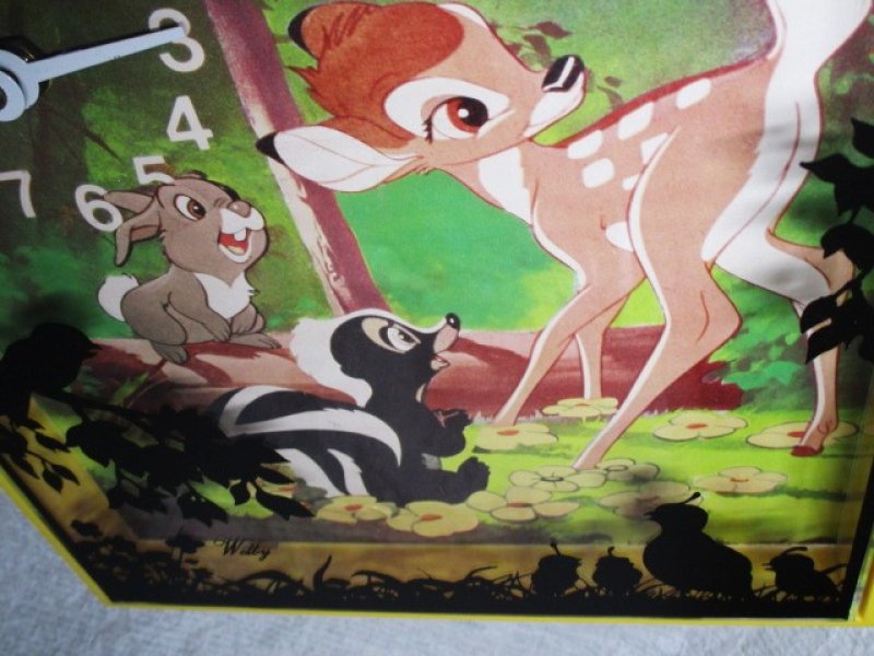 画像4: バンビ掛け時計 (4)