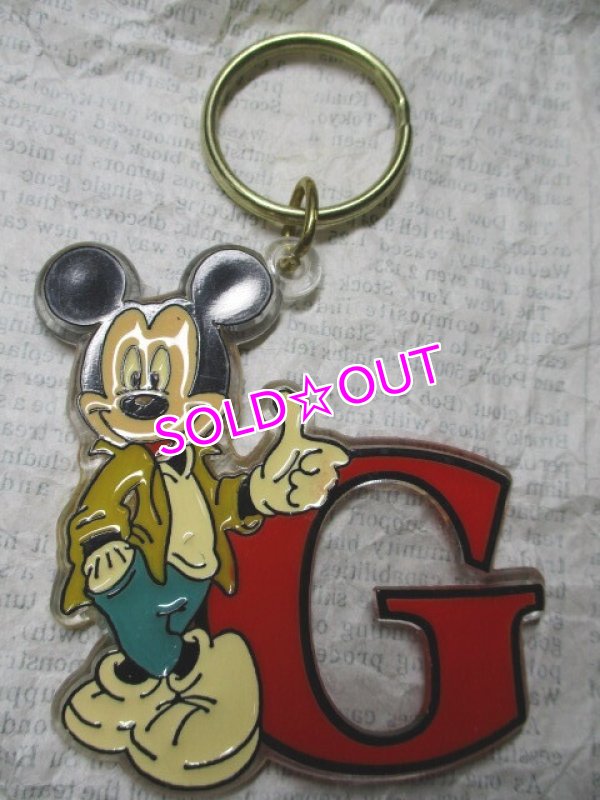 画像1: ミッキーマウス・キーホルダー (1)