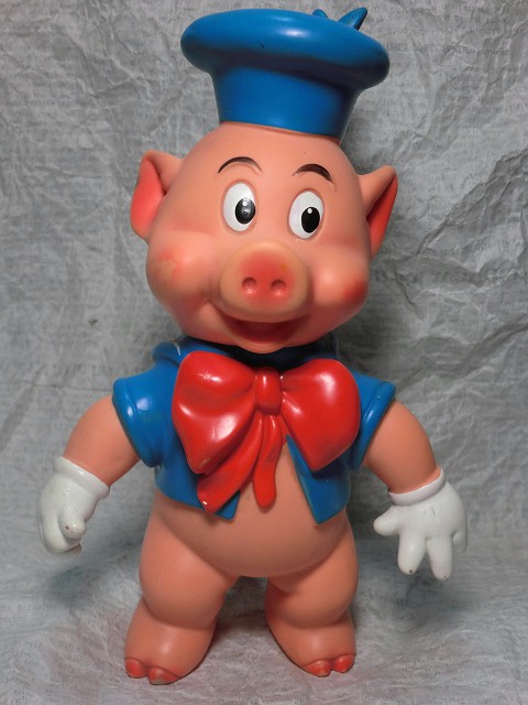 昭和レトロ　おもちゃ　豚とラッパ　三匹の子豚