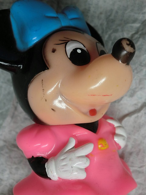 昭和レトロ三菱銀行ノベルティ・ディズニー貯金箱ミニーマウス
